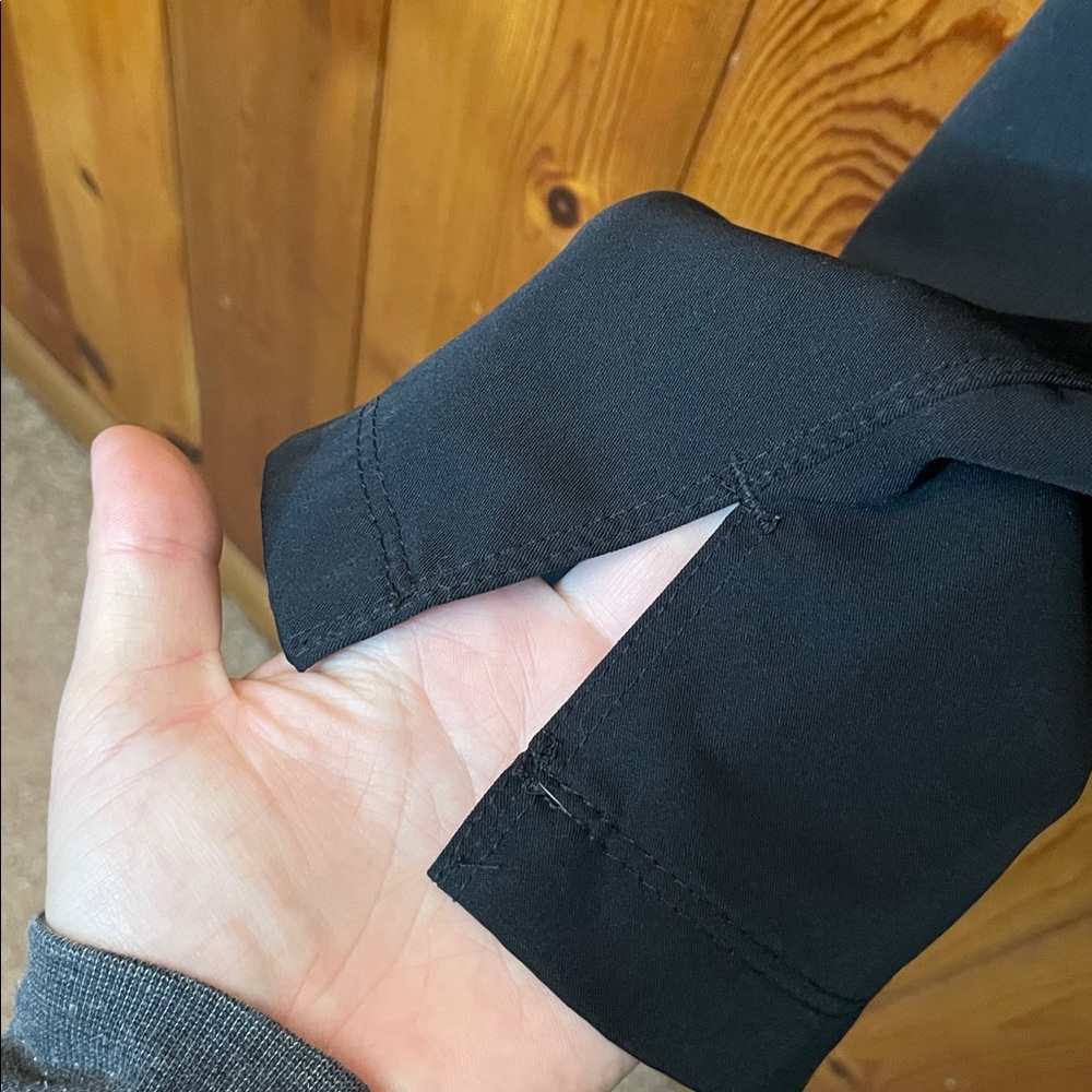 Black Women's Cargo Pants HH works healing hands scrub nurse pants size small - Picture 6 of 9